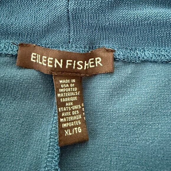 Eileen Fisher Women's Washable Stretch Crepe Pants Blue size XL - Picture 7 of 7